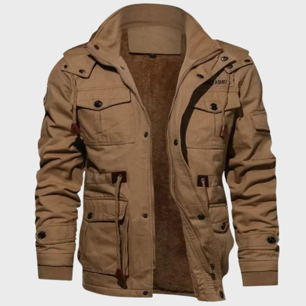 Men’s Fur Lined Warm Autumn Jacket