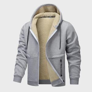 Men’s Lambswool Zipper Hoodie