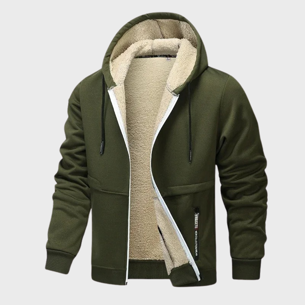 Men’s Lambswool Zipper Hoodie