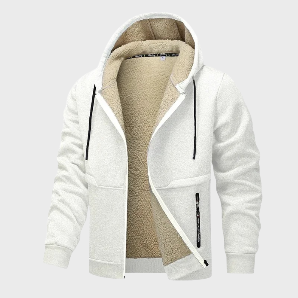 Men’s Lambswool Zipper Hoodie