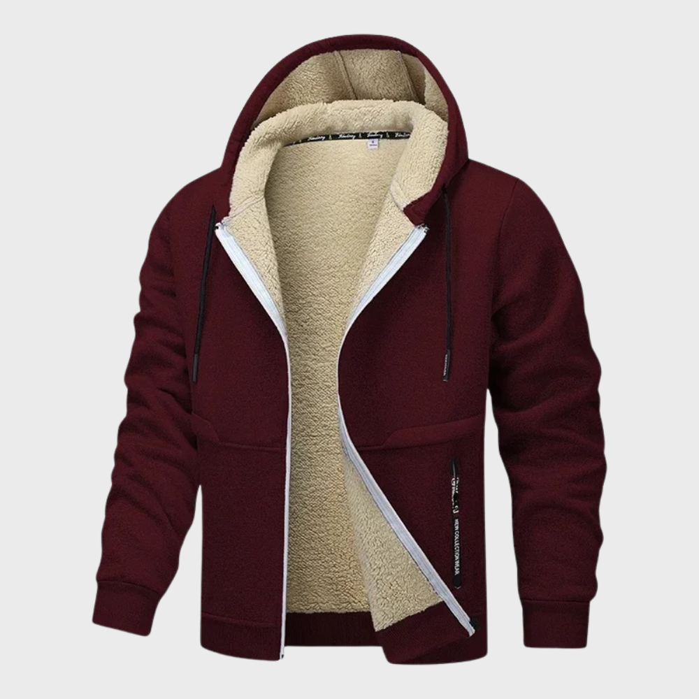 Men’s Lambswool Zipper Hoodie