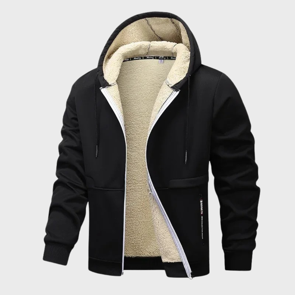 Men’s Lambswool Zipper Hoodie