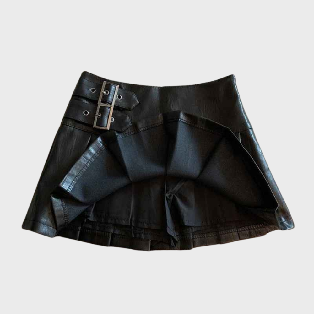 Women’s Leather Mini Skirt